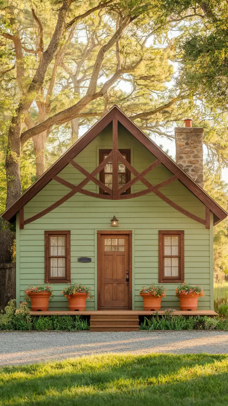 21 Best Green House Exterior Ideas for a Fresh and Elegant Look