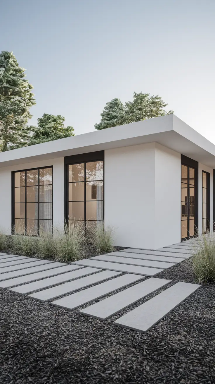 21 White Exterior House Ideas That Elevate Curb Appeal With Style and Contrast