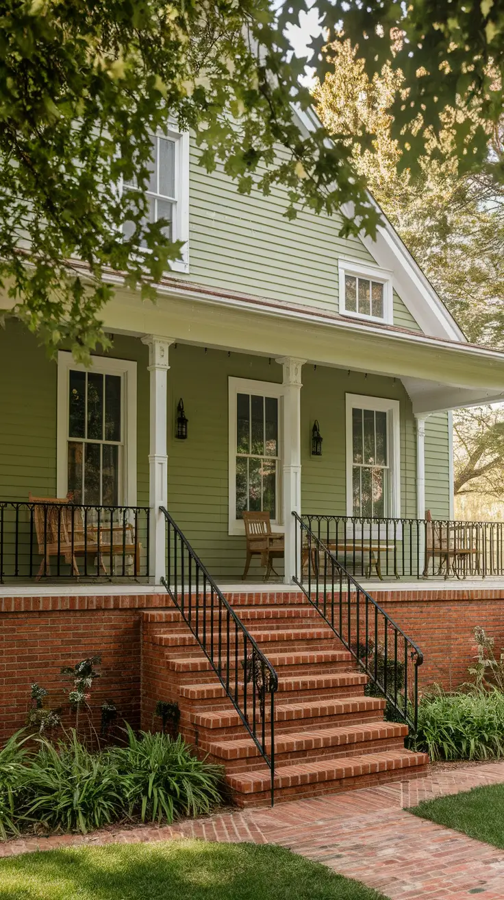 21 Best Green House Exterior Ideas for a Fresh and Elegant Look