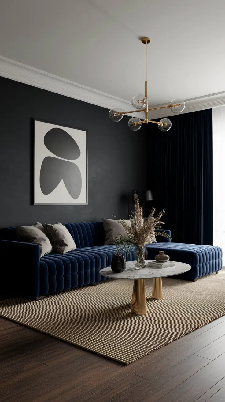 22 Moody Living Room Ideas: Dramatic Designs for a Sophisticated Home