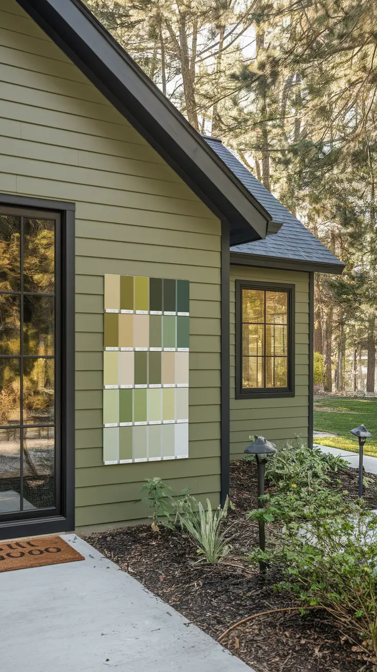 21 Best Green House Exterior Ideas for a Fresh and Elegant Look