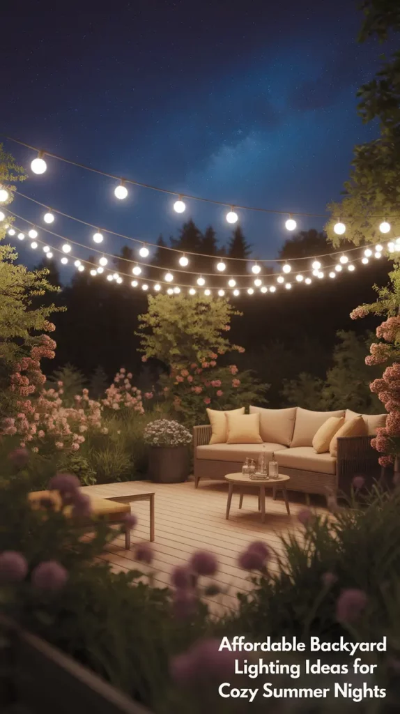 Affordable Backyard Lighting Ideas for Cozy Summer Nights in 2025