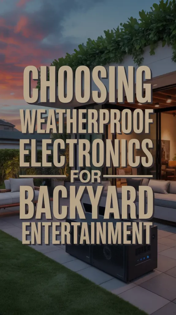 Choosing Weatherproof Electronics for Backyard Entertainment 2025: What Worked for Me