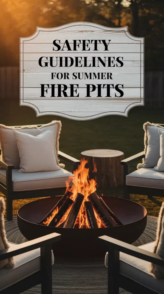 Safety Guidelines for Summer Fire Pits: Cozy Nights Without Risk