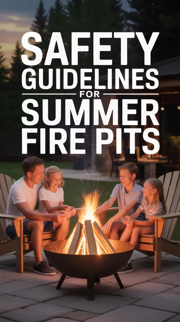Safety Guidelines for Summer Fire Pits: Cozy Nights Without Risk