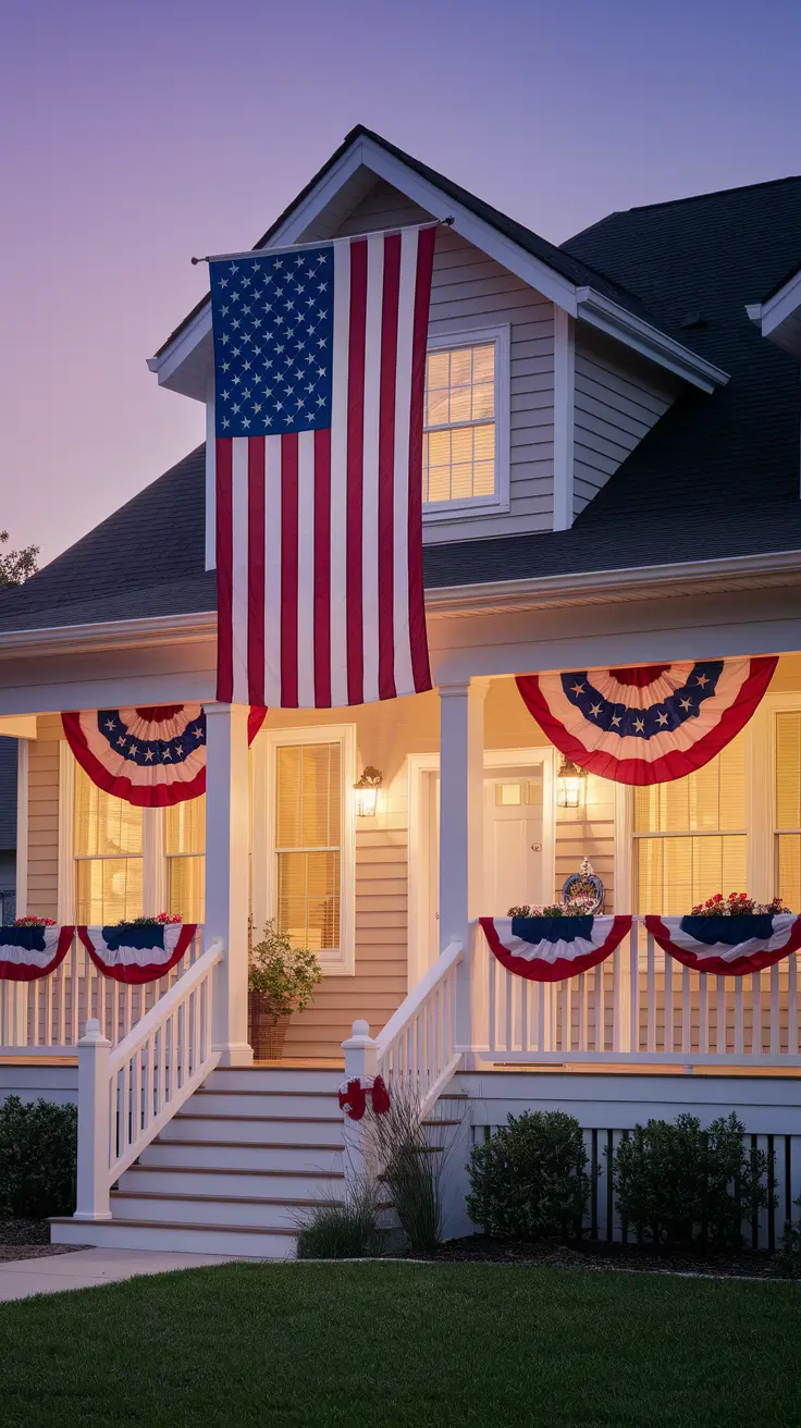21 4th of July House With an American Flag: Patriotic Decor Ideas to Elevate Your Home