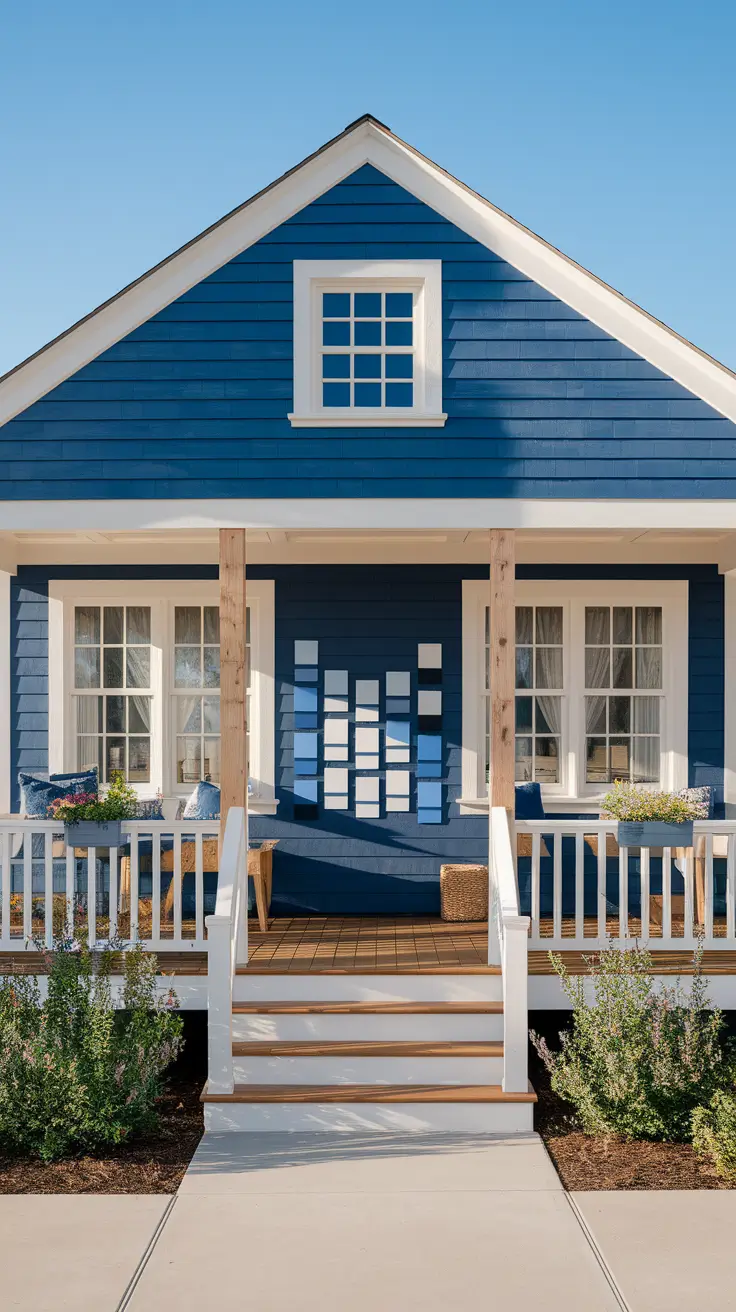22 Stunning Blue Exterior House Ideas for 2025: Sophisticated Color Combinations & Design Inspiration