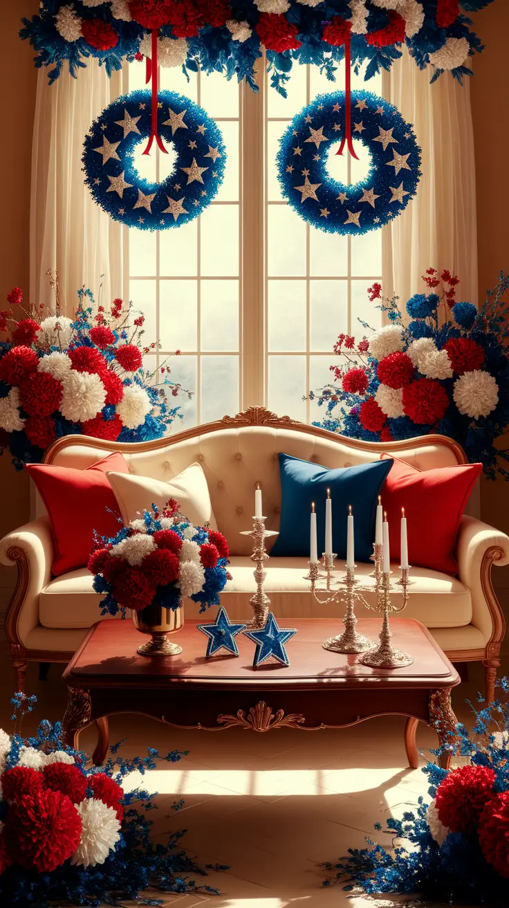 22 Patriotic Home Decor Ideas to Celebrate American Pride