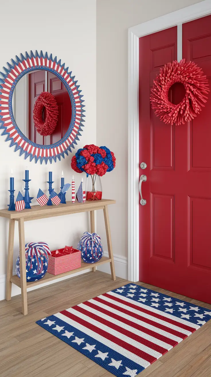 21 Festive 4th of July Entryway Ideas to Welcome Guests in Style
