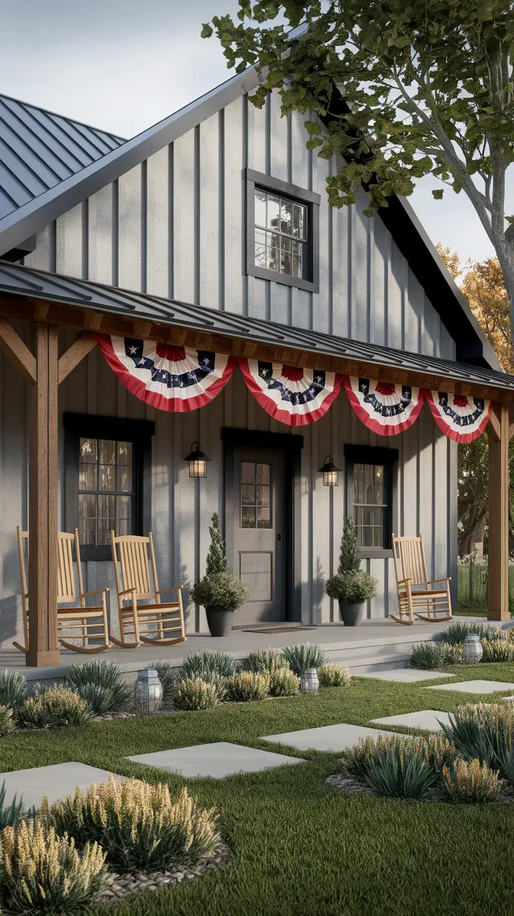 22 Best 4th of July Farmhouse Exterior Ideas to Make Your Home Shine
