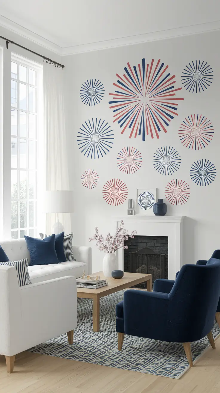 22 4th of July Wall Decals: Creative Americana Designs for Every Room