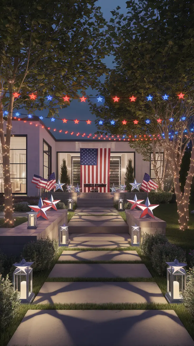 21 Front Yard Decor Ideas for the 4th of July: DIY, Fence and Patriotic Touches