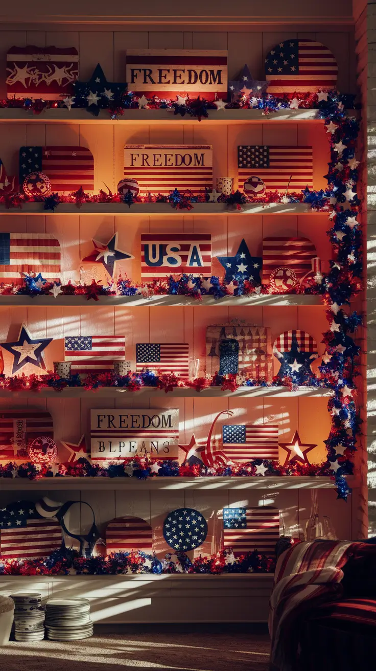 22 Patriotic Home Decor Ideas to Celebrate American Pride
