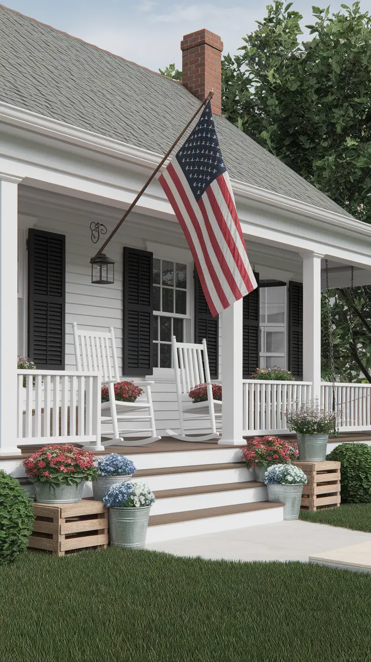 22 Best 4th of July Farmhouse Exterior Ideas to Make Your Home Shine