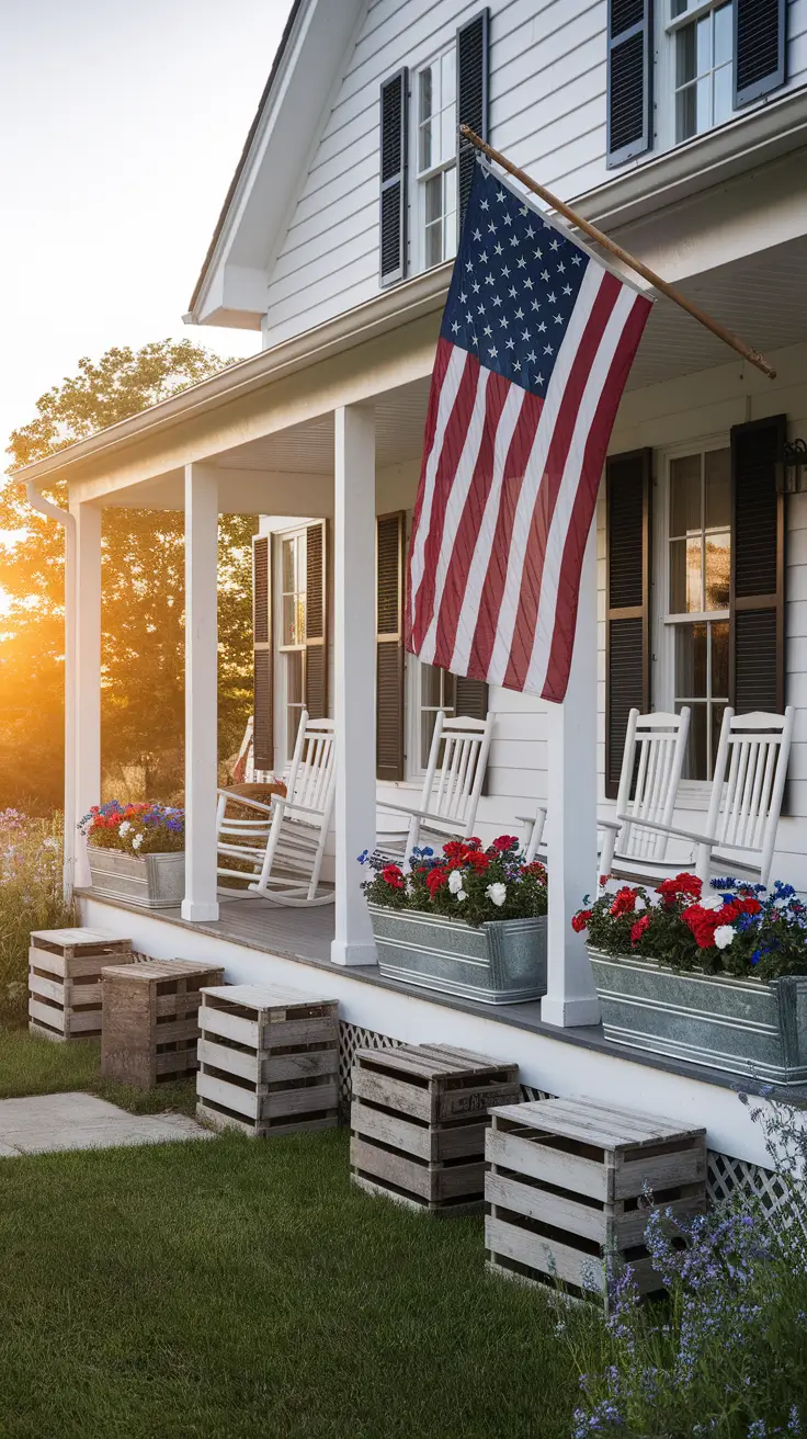 22 Best 4th of July Farmhouse Exterior Ideas to Make Your Home Shine