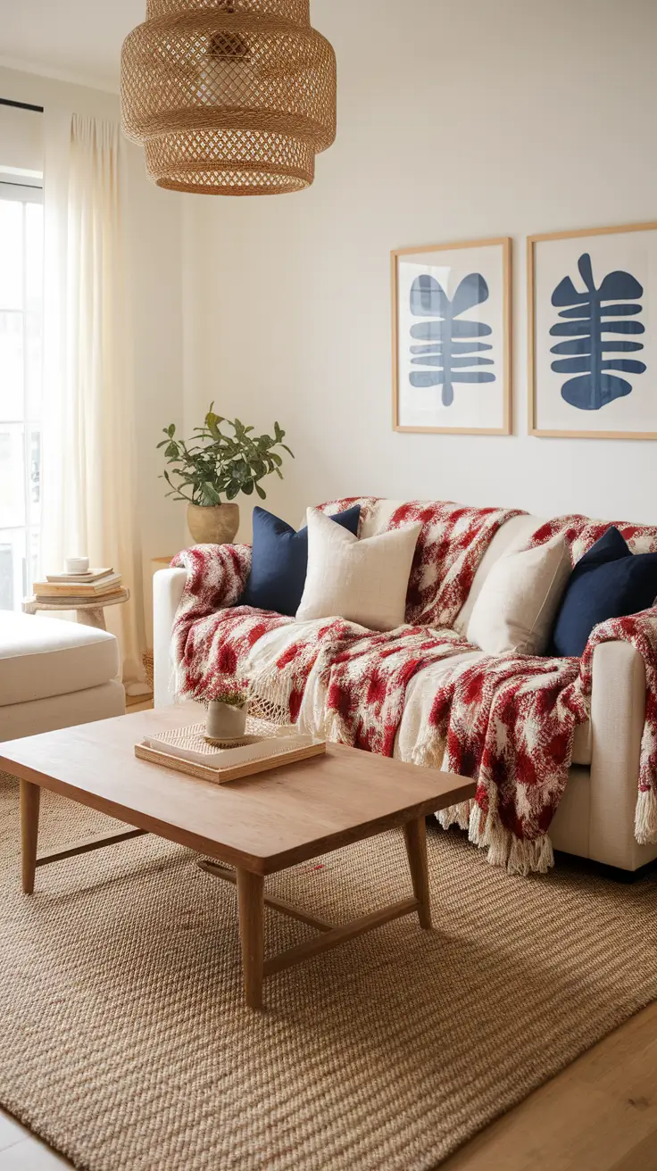 22 4th of July Blankets and Pillows for the Sofa: Cozy Ideas for a Festive Living Room