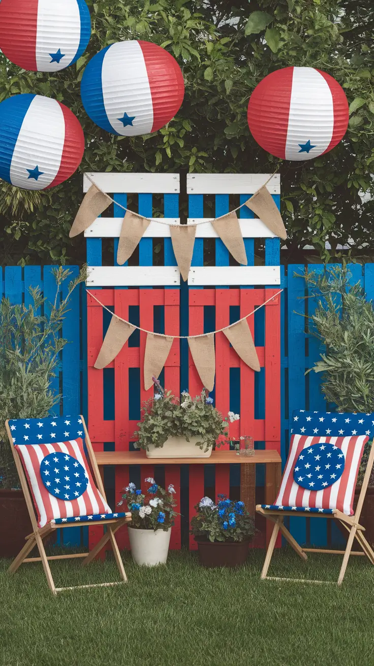 21 Front Yard Decor Ideas for the 4th of July: DIY, Fence and Patriotic Touches