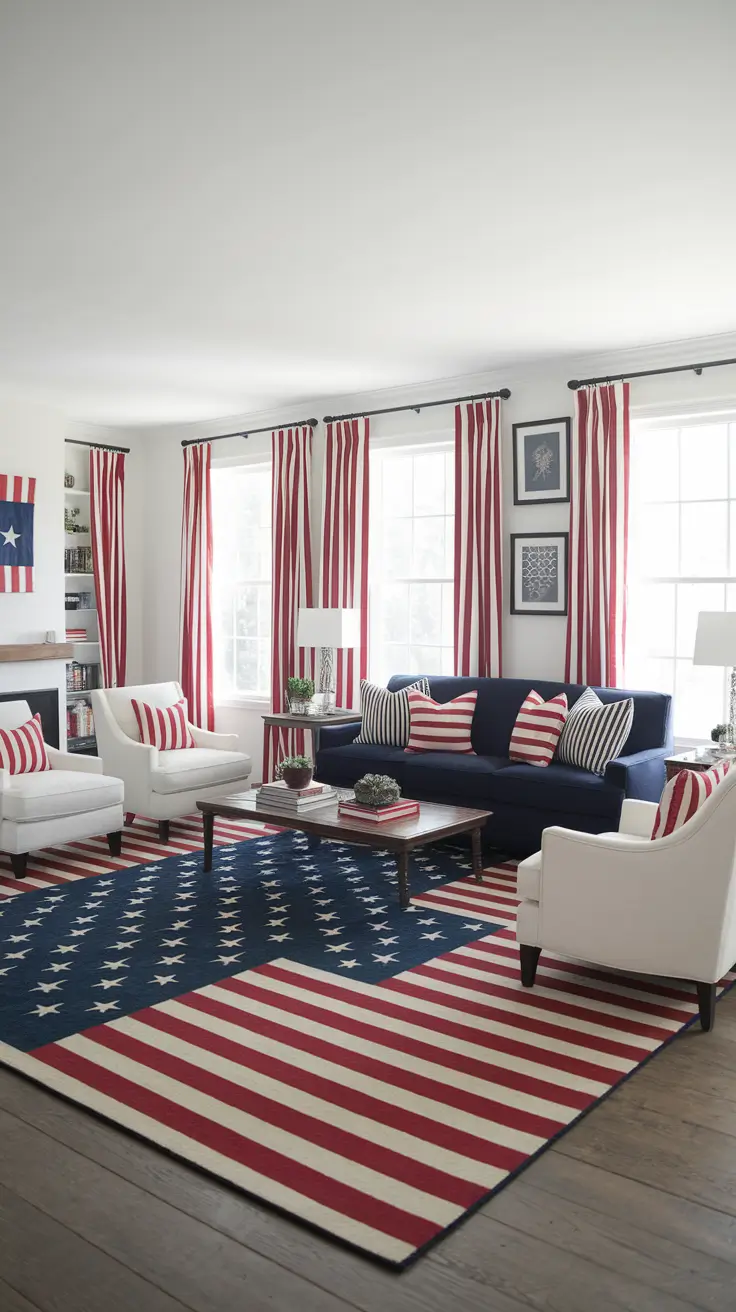 22 Patriotic Home Decor Ideas to Celebrate American Pride