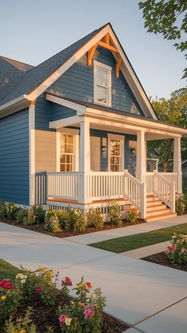 22 Stunning Blue Exterior House Ideas for 2025: Sophisticated Color Combinations & Design Inspiration