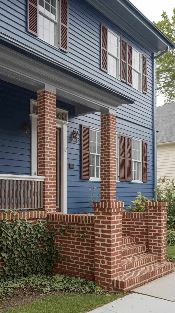 22 Stunning Blue Exterior House Ideas for 2025: Sophisticated Color Combinations & Design Inspiration