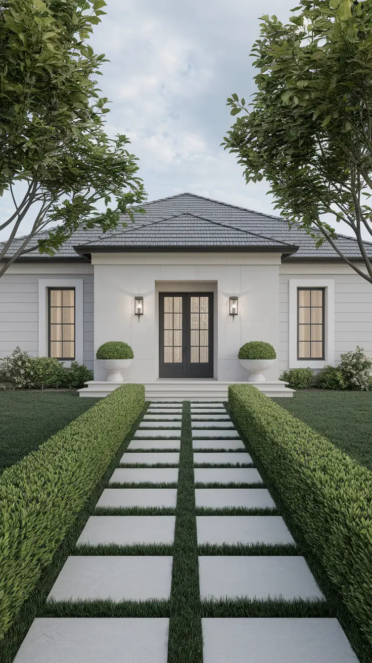 21 Front of House Landscape Ideas 2025: Stunning Designs for Modern Curb Appeal