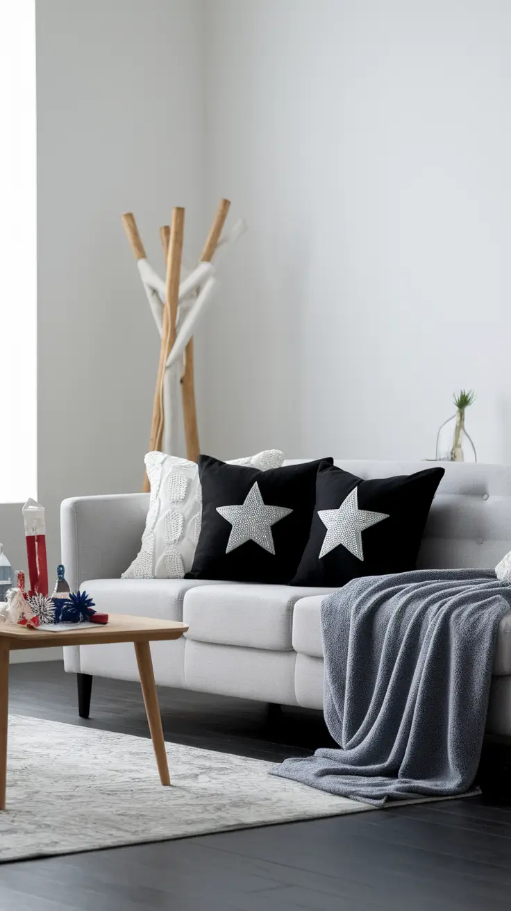 22 4th of July Blankets and Pillows for the Sofa: Cozy Ideas for a Festive Living Room