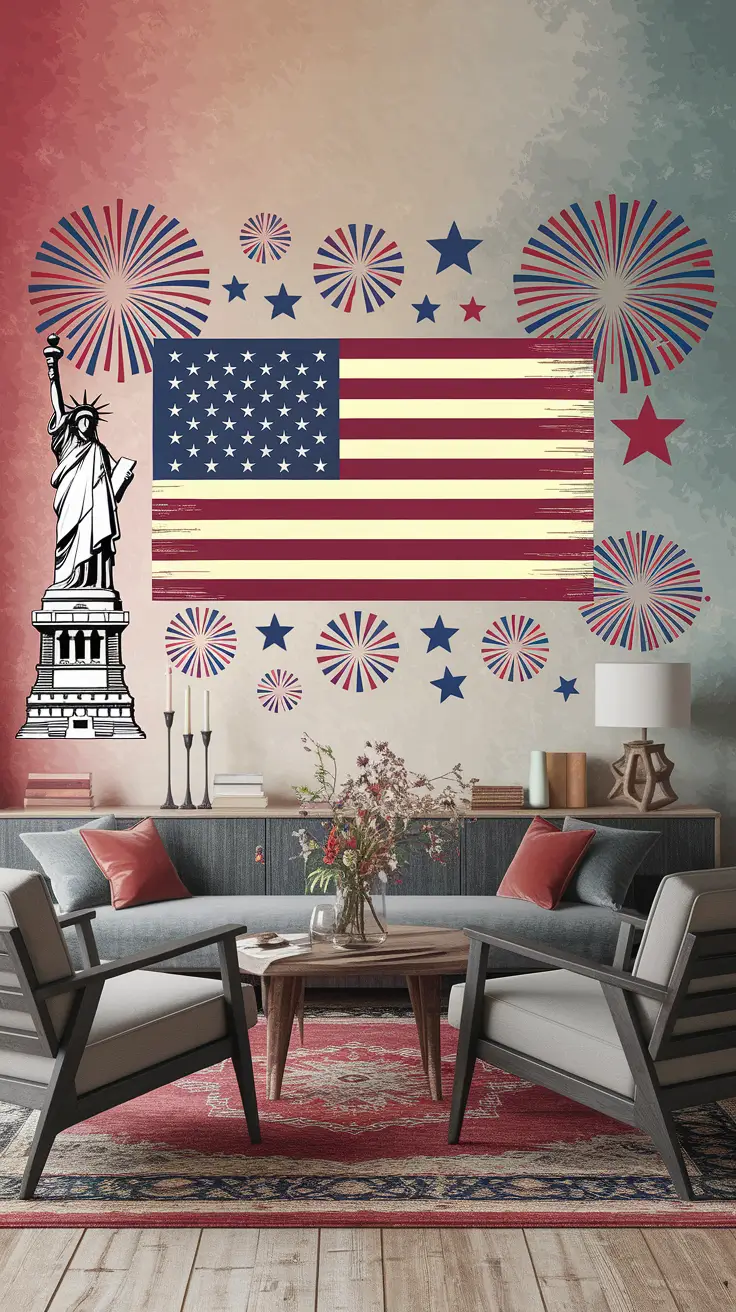 22 4th of July Wall Decals: Creative Americana Designs for Every Room