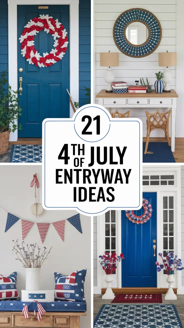 21 Festive 4th of July Entryway Ideas to Welcome Guests in Style