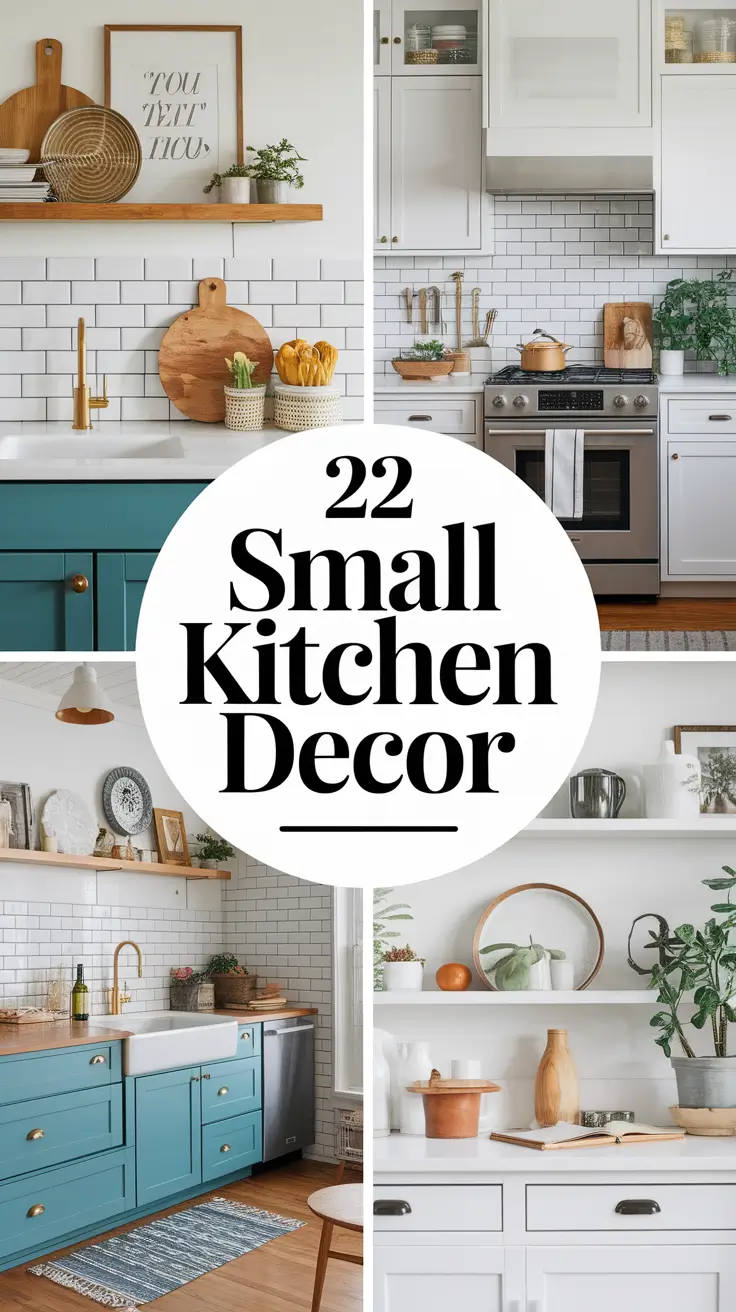 22 Small Kitchen Decor Ideas for Stylish and Functional Spaces