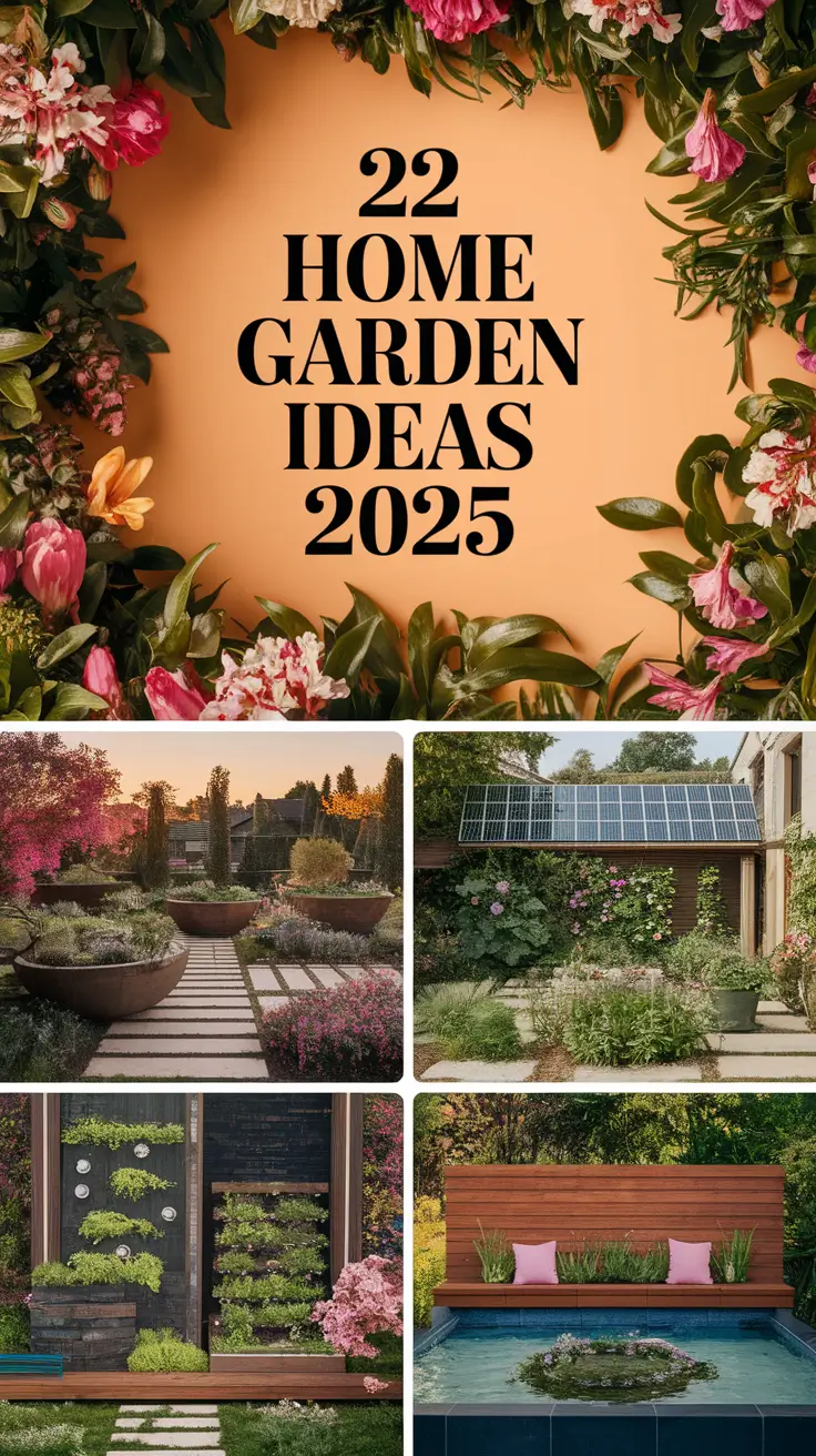 22 Home Garden Ideas 2025: Stylish DIY Designs for Indoors and Backyards