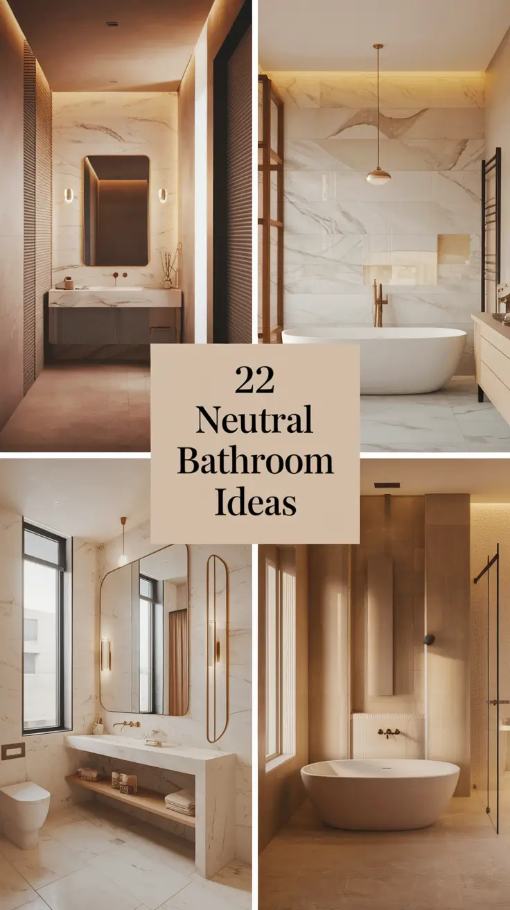 22 Best Neutral Bathroom Ideas for a Serene and Stylish Space