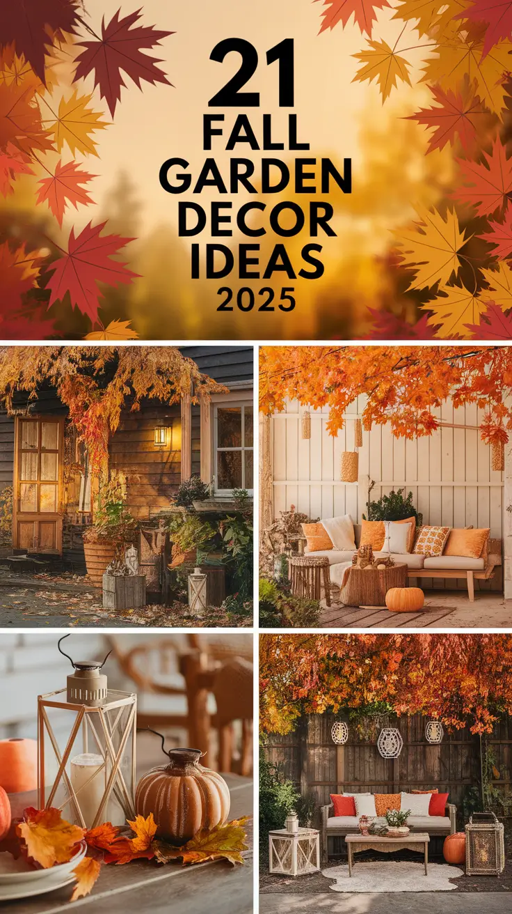 21 Fall Garden Decor Ideas 2025: Outdoor Inspiration for a Beautiful Seasonal Landscape
