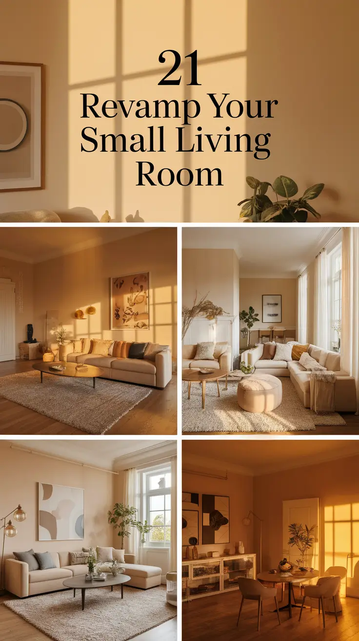 21 Revamp Your Living Room: Small Space Makeover Ideas You’ll Love