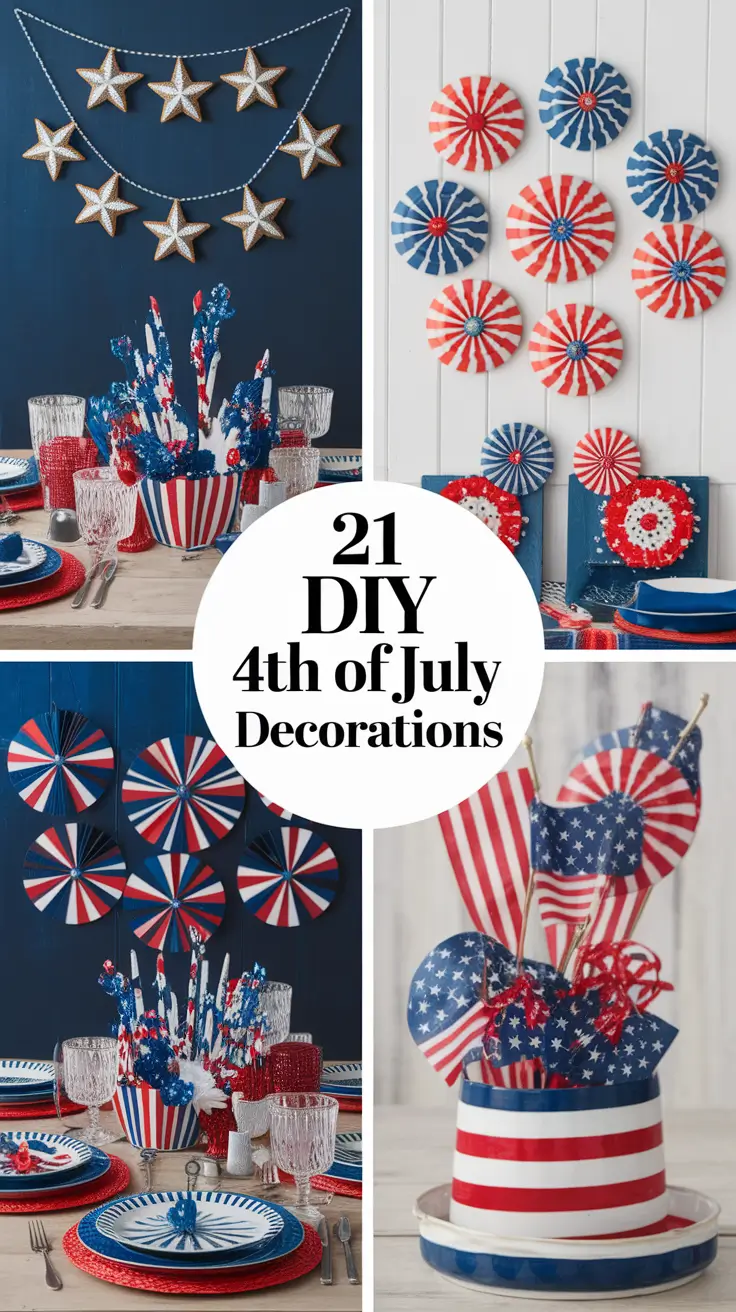 21 Creative and Affordable DIY 4th of July Table Decorations to Wow Your Guests