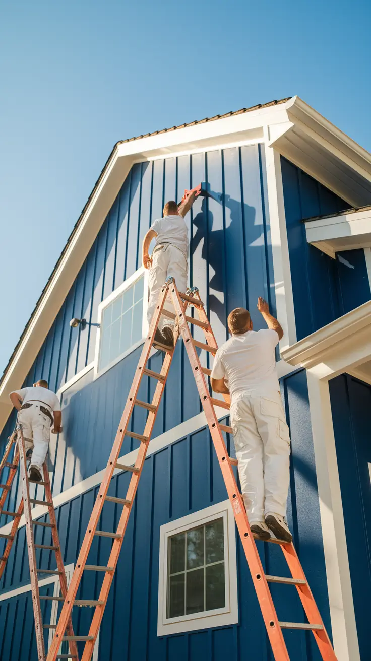 22 Stunning Blue Exterior House Ideas for 2025: Sophisticated Color Combinations & Design Inspiration