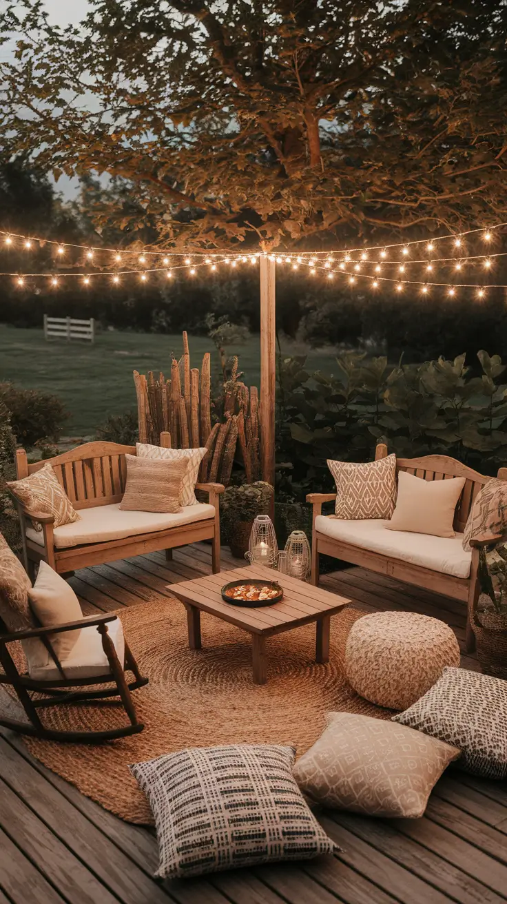 21 Rustic Outdoor Patio Decorated for the 4th of July: Best Ideas & Decor Tips