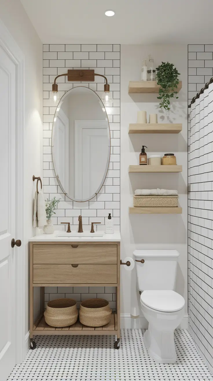 21 Tiny Bathroom Ideas: Smart, Stylish & Space-Saving Interior Solutions