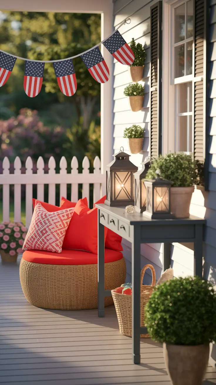 21 Best 4th of July Porch Ideas to Make Your Home Shine with Patriotic Charm