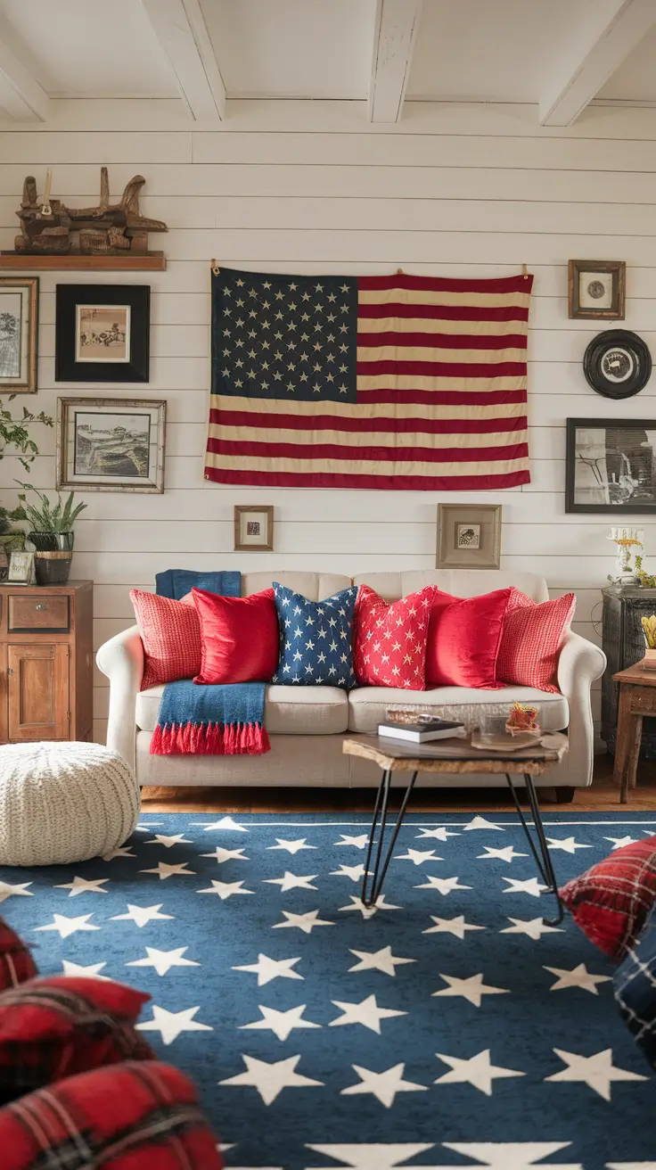 22 Patriotic Home Decor Ideas to Celebrate American Pride