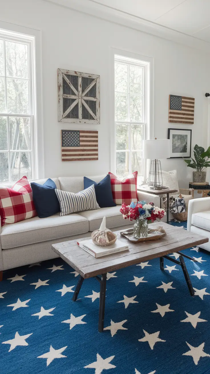 22 Patriotic Home Decor Ideas to Celebrate American Pride