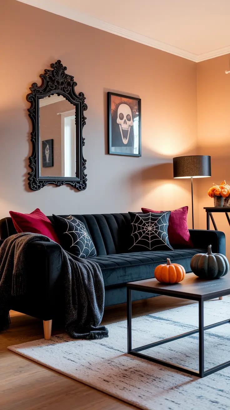 22 Halloween Living Room Decor Ideas 2025: Cozy, Simple & DIY Inspiration