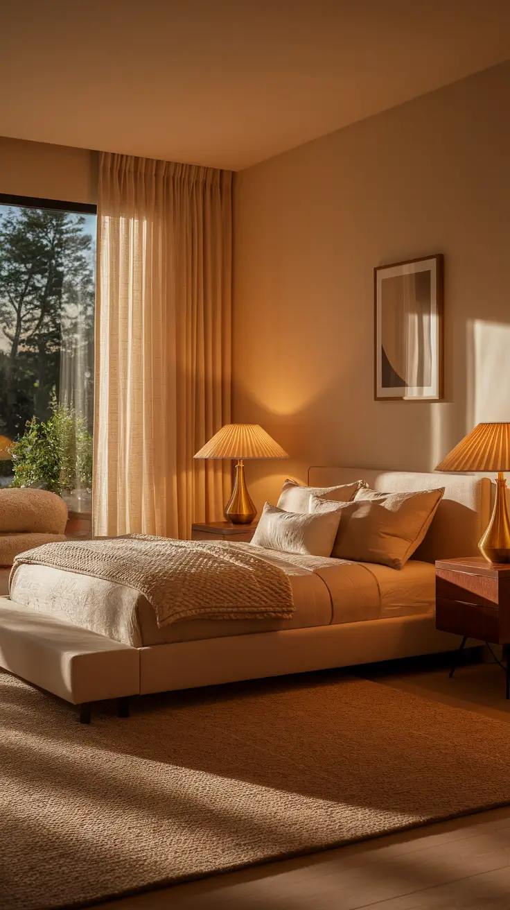 22 Warm Bedroom Ideas 2025: Cozy and Romantic Designs with Earth Tones