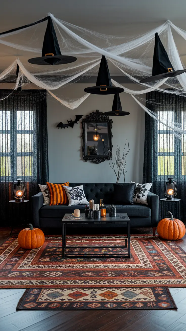 22 Halloween Living Room Decor Ideas 2025: Cozy, Simple & DIY Inspiration