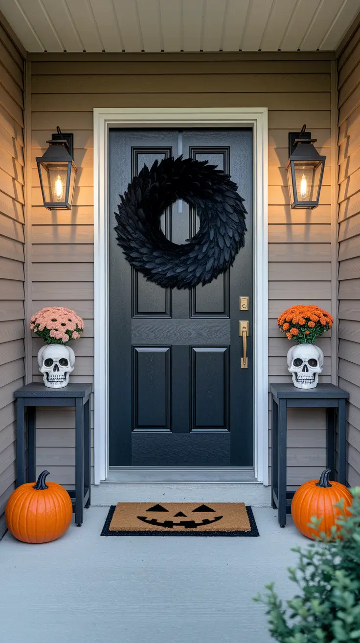 22 Halloween Door Ideas 2025: Creative Decorations, Wreaths & DIY Mats