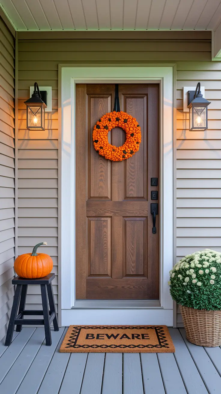 22 Halloween Door Ideas 2025: Creative Decorations, Wreaths & DIY Mats