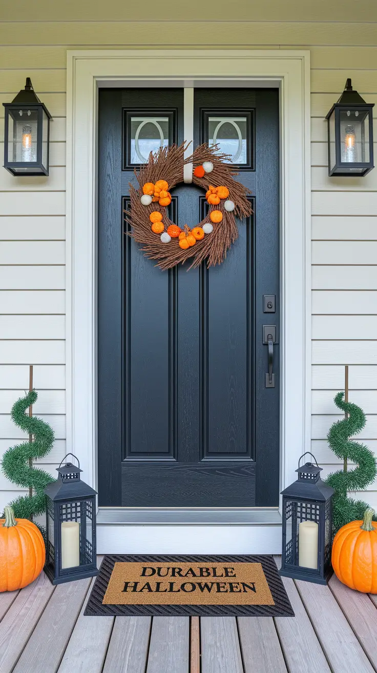22 Halloween Door Ideas 2025: Creative Decorations, Wreaths & DIY Mats