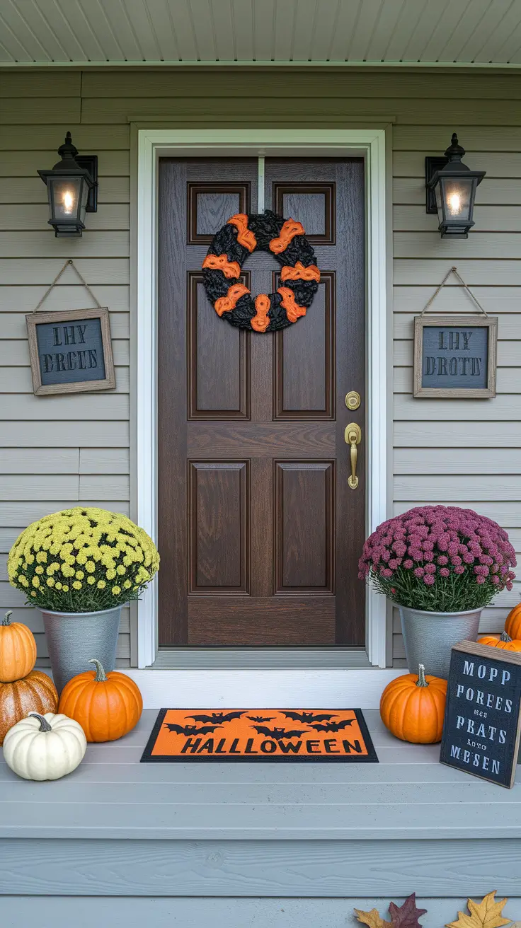 22 Halloween Door Ideas 2025: Creative Decorations, Wreaths & DIY Mats