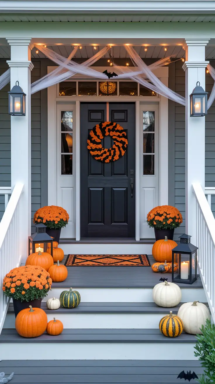 21 Halloween Front Porch Decor Ideas 2025: Spooky Ways to Style Your Entrance