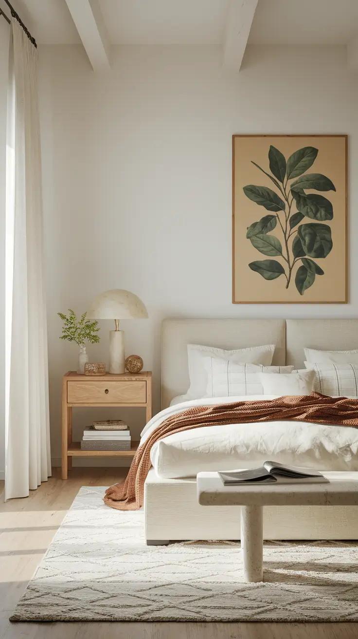 22 Warm Bedroom Ideas 2025: Cozy and Romantic Designs with Earth Tones