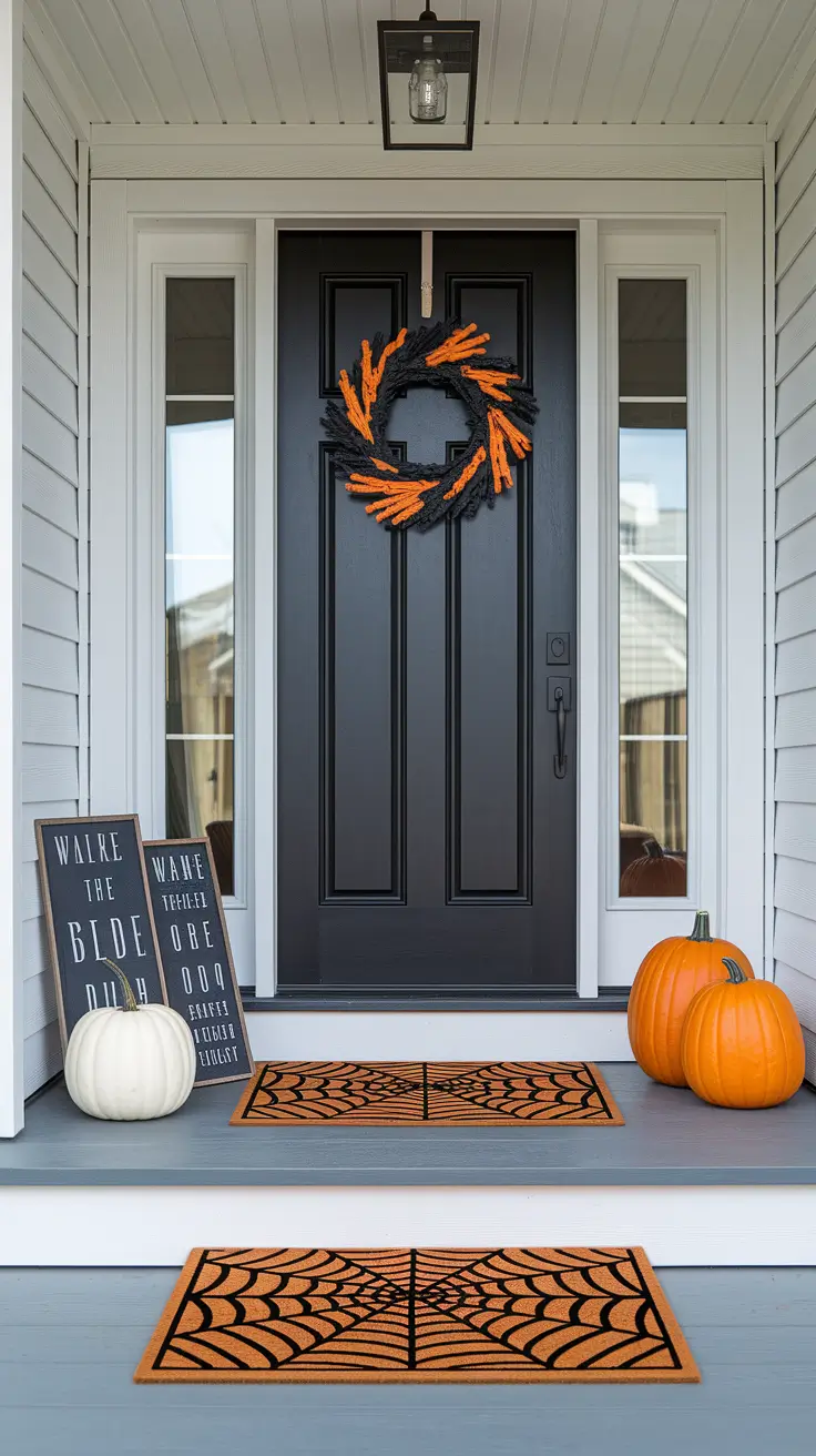 22 Halloween Door Ideas 2025: Creative Decorations, Wreaths & DIY Mats